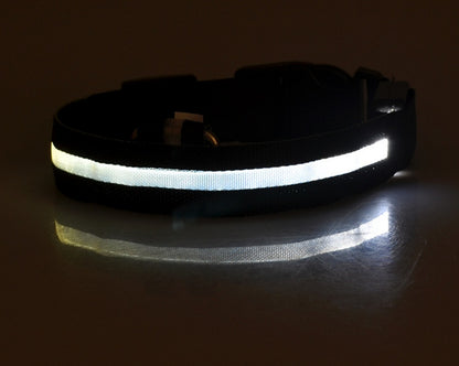 Nylon LED Dog Luminous Collar