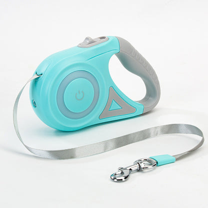 Dog Retractable Leash And Dog Collar