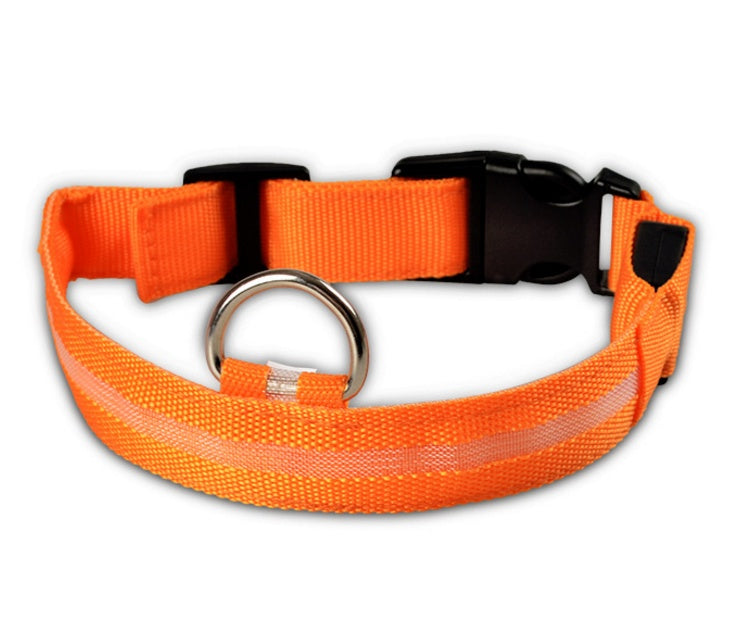 Nylon LED Dog Luminous Collar