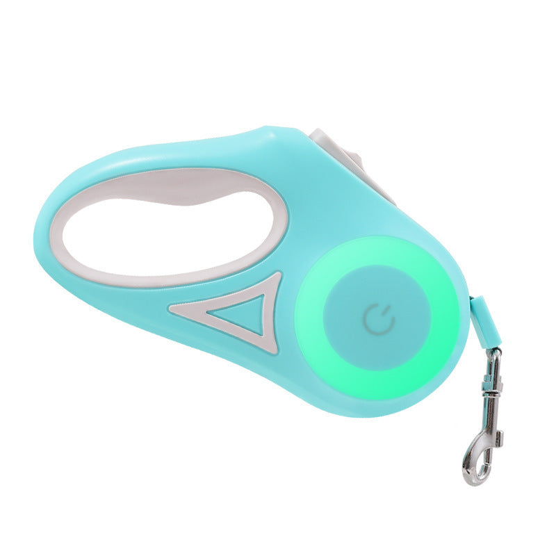 Dog Retractable Leash And Dog Collar