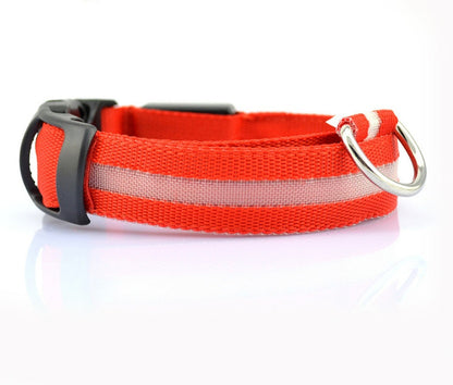 Nylon LED Dog Luminous Collar