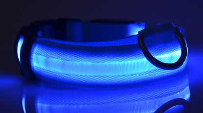 Nylon LED Dog Luminous Collar