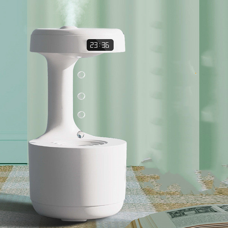 Anti-Gravity Humidifier With Clock