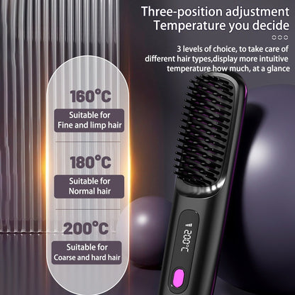 Hair Straighting Comb - 2 in 1